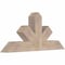 Ekena Millwork Saratoga Smooth Timber Gable Bracket, Douglas Fir, 48"W x 22"H x 5 1/2"D x 5 1/2"F, 11/12 Pitch GBW048X22X0606SAR00SDF - alternate 2
